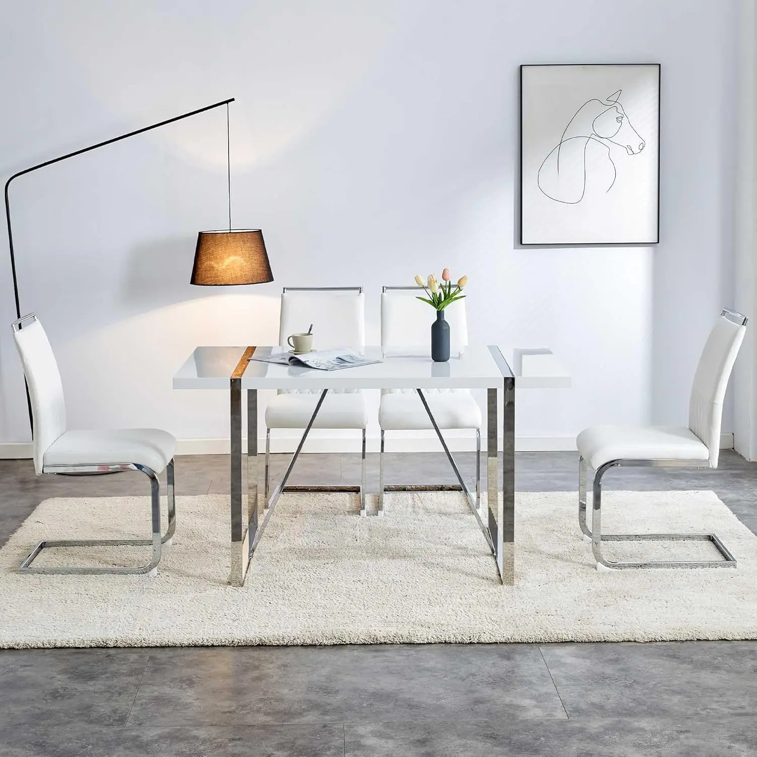 kf-S09dd6f8694ab4cf8881a24fc2263bc68q Modern Dining Chairs (Set of 2) high back - Image 1