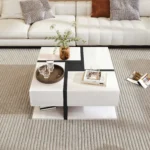 Coffee Table with 4 Drawers