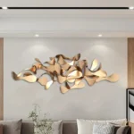 Modern Nordic Metal Wall Art | Creative Wrought Iron Wall Decor for Living Room, Dining Room & Bedroom