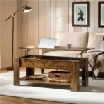 Lift Top Coffee Table with Storage, Modern Space-Saving Centre Table for Living Room