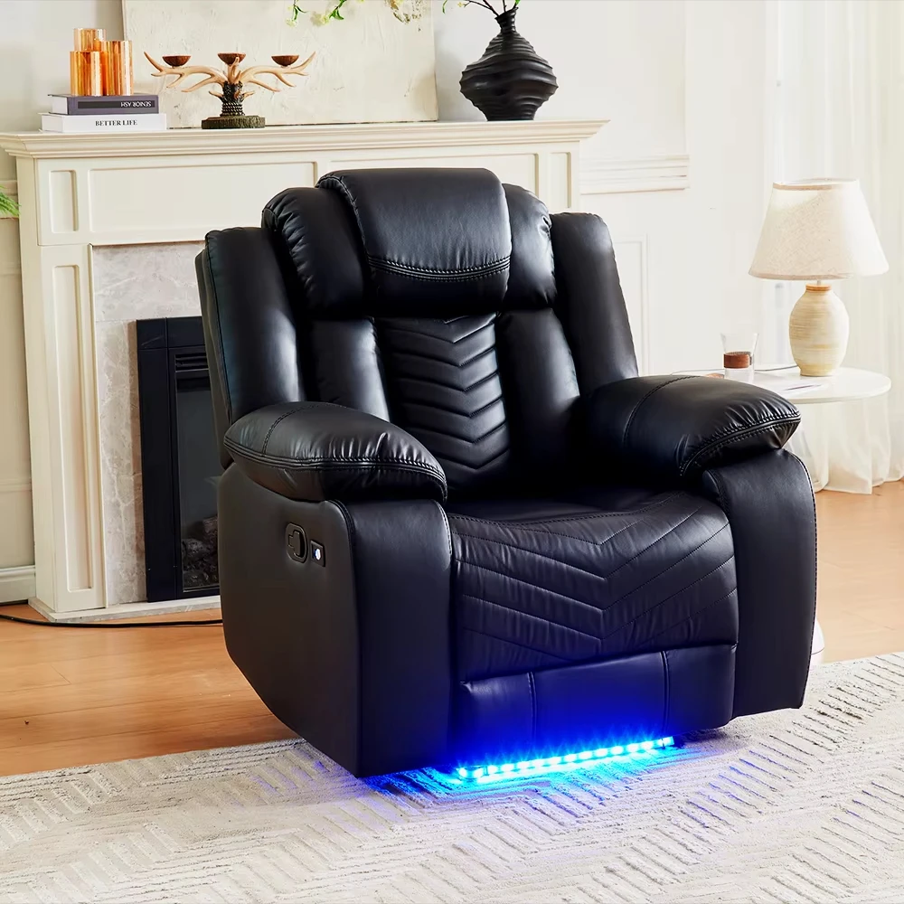 kf-S9e558949d8ed4ccca58840ab0ab79f4bi Multi-Functional Living Room Interior Cinema Motorized Sofa Chair - Image 1