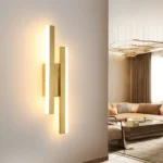 Modern Gold Linear Wall lamp