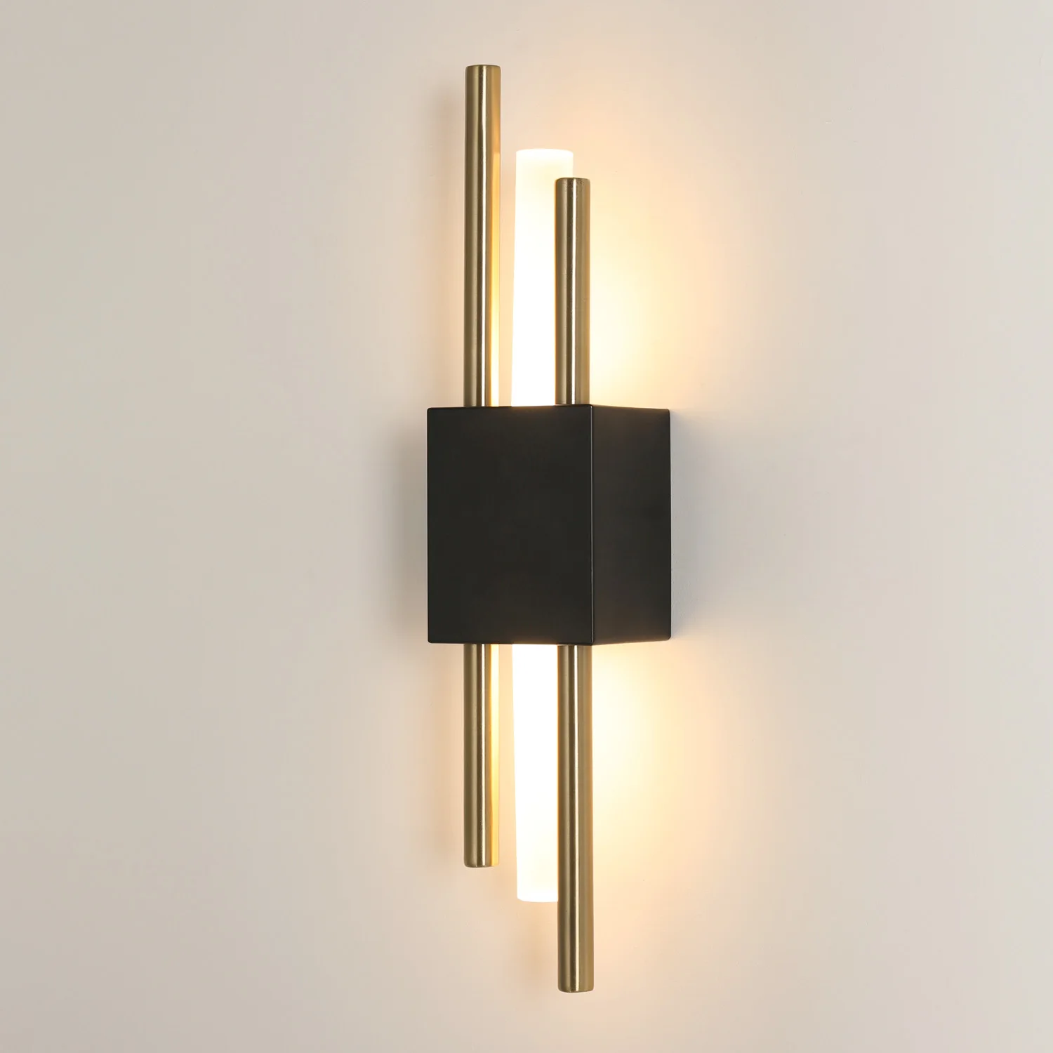 kf-Se2cb889149f54fa1ba44dd0ec52518c05 Modern 10W LED Wall Light – Warm White 3000K Acrylic Wall Sconce for Bedroom, Living Room, Hallway & Corridor - Image 1